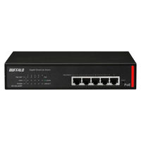 バッファロー 法人向け Giga対応 PoE Layer2 BS-GSL2005P 1台（直送品）
