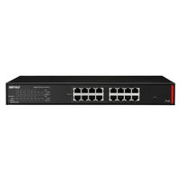 バッファロー 法人向け Giga対応 PoE Layer2 BS-GSL2016P 1台（直送品）