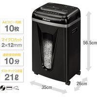 A4  マイクロクロスカットシュレッダー (21L/最大10枚細断) 450Mー2 4074801 フェローズ