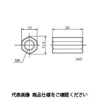 オムロン 接続ナット F03ー02 TITANIUM CONNECTING NUT 1セット(2個)（直送品）