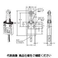 オムロン 小形リミットスイッチ D4Cー4260 1個（直送品）