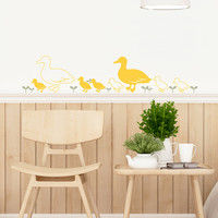 マッチングジャパン ウォールステッカー W ダブル お得 動物 鳥「水鳥」 CO-9004-AS（直送品）