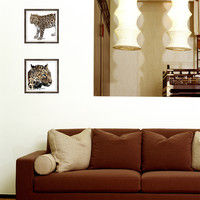 マッチングジャパン フチなし ラミあり フレームステッカー リアル動物『動物_05』 CO-9047-AS 1個(2枚セット)（直送品）