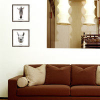 マッチングジャパン フチなし ラミあり フレームステッカー リアル動物『動物_15』 CO-9057-AS 1個(2枚セット)（直送品）