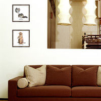 マッチングジャパン フチなし ラミあり フレームステッカー リアル動物『動物_23』 CO-9065-AS 1個(2枚セット)（直送品）