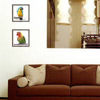 マッチングジャパン フチなし ラミあり フレームステッカー リアル動物『動物_25』 CO-9067-AS 1個(2枚セット)（直送品）