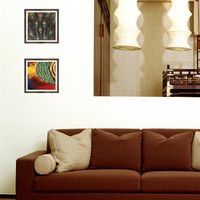 マッチングジャパン フチなし ラミあり フレームステッカー リアル動物『動物_32』 CO-9074-AS 1個(2枚セット)（直送品）