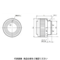 日本航空電子工業 プラグ JL04Vー6A22ー23SEーR 1個（直送品）