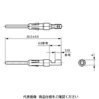 日本航空電子工業 コンタクト・適用工具 STーJL05ー16PーC2ー3500 1ロール(3500本)（直送品）