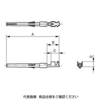 日本航空電子工業 コンタクト・適用工具 STーJL05ー20SーC1ー10000 1ロール(10000本)（直送品）
