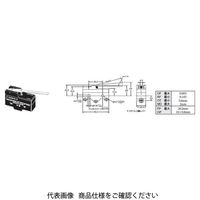 オムロン 一般用基本スイッチ Zー15GW55ーB 1セット(3個)（直送品）