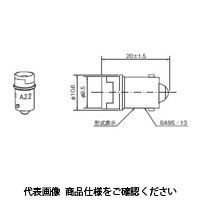 オムロン LEDランプ AC/DC用 緑 A22ー24AG 1セット(6個)（直送品）