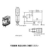 オムロン ミニパワーリレー プラグイン端子タイプ G2Rー1ーSN DC100 1セット(5個)（直送品）