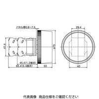 IDEC 押ボタンスイッチ(亜鉛ダイカスト製) 特大形ガード付(沈) 緑 ABFD411NG 1個（直送品）