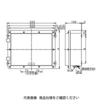 IDEC AGS形コントロールボックス 3列 3点用 塗装仕様 穴あり AGS391 1個（直送品）