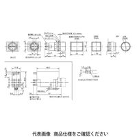 IDEC φ16 A6シリーズ 照光押ボタンスイッチ 正角形 青 AL6QーA222PS 1個（直送品）