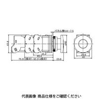 IDEC φ30 TWNDシリーズ 亜鉛ダイカスト製 照光押ボタンスイッチ 大形 赤 ALD31620DNR 1個（直送品）