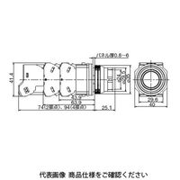 IDEC φ30 TWNDシリーズ 亜鉛ダイカスト製 照光押ボタンスイッチ 突形フルガード形 アンバー ALFD21602DNA 1個（直送品）