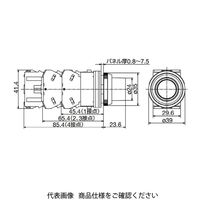 IDEC φ30 TWNシリーズ 照光押ボタンスイッチ 突形 アンバー ALN22222DNA 1個（直送品）
