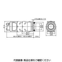IDEC φ30 TWNシリーズ 照光押ボタンスイッチ 突形 緑 ALN24611DNG 1個（直送品）