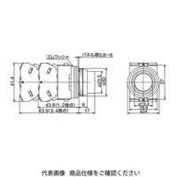 IDEC φ25 TWSシリーズ 押ボタンスイッチ 突形 緑 AOFS220NG 1個（直送品）