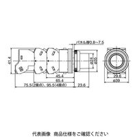 IDEC φ30 TWNシリーズ 照光押ボタンスイッチ 突形 赤 AOLN21611DNR 1個（直送品）