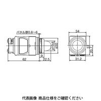 IDEC φ25 TWSシリーズ パイロットライト 丸形 LED照光 アンバー APS116DDNA 1個（直送品）
