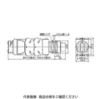 IDEC φ22 TWシリーズ 照光セレクタスイッチ 3ノッチ ピュアホワイト ASLW36620DPW 1個（直送品）