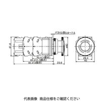φ30 TWNDシリーズ 亜鉛ダイカスト製 照光押ボタンスイッチ 大形プッシュロックターンリセット形 赤 AVLD32222DNR 1個（直送品）