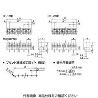 IDEC BPシリーズプリント基板用端子台 16極 BP101ー16PN10 1セット(10個)（直送品）