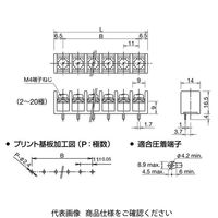IDEC BPシリーズプリント基板用端子台 7極 BP101Lー7PN10 1セット(10個)（直送品）