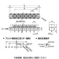 IDEC BPシリーズプリント基板用端子台 13極 BP305ー13PN10 1セット(10個)（直送品）