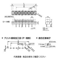 IDEC BPシリーズプリント基板用端子台 12極 BP311ー12PN10 1セット(10個)（直送品）