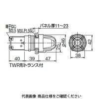 IDEC パイロットライト(耐圧防爆構造) 橙 EPN118O 1個（直送品）