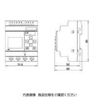 IDEC FL1F形スマートリレー DC12/24V リレー出力 LCD有り FL1FーH12RCE 1個（直送品）