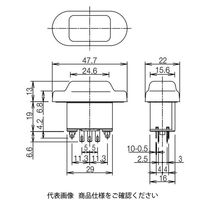 IDEC HE6B形イネーブルスイッチ 黒 HE6BーM200B 1個（直送品）