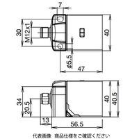 IDEC HS3A形非接触安全スイッチ(センサヘッド) HS3AーH21M4 1個（直送品）