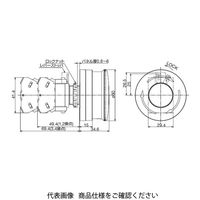 IDEC φ22HWシリーズ非常停止用押ボタンスイッチ(φ60特大) 赤 HW1BーV531R 1個（直送品）