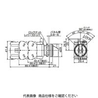 IDEC φ22 HWシリーズ 照光セレクタスイッチ 3ノッチ 赤 HW1Fー3140Q4R 1個（直送品）