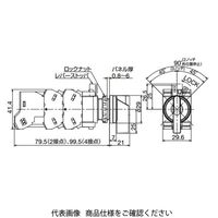 IDEC φ22 HWシリーズ 照光セレクタスイッチ 3ノッチ 緑 HW1Fー3L40H2G 1個（直送品）