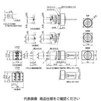 IDEC φ16 LBシリーズ 鍵付セレクタスイッチ 鍵操作形 3ノッチ LB2Kー3ST2VB 1個（直送品）