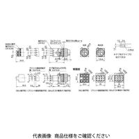 IDEC φ22 LWシリーズ 照光セレクタスイッチ 矢形ハンドル 2ノッチ 緑 LW1Fー2C13G 1個（直送品）