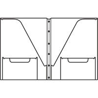 キングジム スキットマン 出前メニュ-ファイル用ポケット（6穴） 2350 1セット（5冊）（直送品）