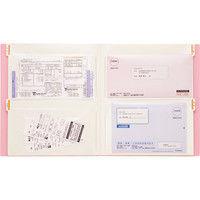 キングジム スキットマン 領収書ファイルA4S ピンク 2382Hヒン 1セット（2冊）（直送品）