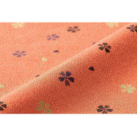 住商モンブラン MONTBLANC（モンブラン） はっぴ レディス7分袖 都小桜 柿/瑠璃 LL 3-355 1枚（直送品）