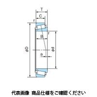 不二越（NACHI） ベアリング 円すいころ軸受 30314D 1セット（2個