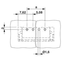 プリント基板用コネクタ ソケット 極数6 リフロー対応 CC 2，5/ 6ーGFー5，08ーLR P26THR 1セット(50個)（直送品）