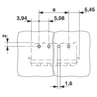 プリント基板用コネクタ ソケット 極数9 リフロー対応 CCA 2，5/ 9ーGー5，08 RNP26THR 1セット(50個)（直送品）