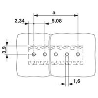プリント基板用コネクタ ソケット 極数11 リフロー対応 CCV 2，5/11ーGー5，08 P26THR 1セット(50個)（直送品）