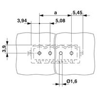 プリント基板用コネクタ ソケット 極数3 リフロー対応 CCVA 2，5/ 3ーGー5，08RNP26THRR32 1セット(140個)（直送品）